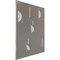 Ekena Millwork 19 5/8in. W x 19 5/8in. H Avila EnduraWall Decorative 3D Wall Panel Covers 2.67 Sq. Ft. WP20X20AVBCR - alternate 5